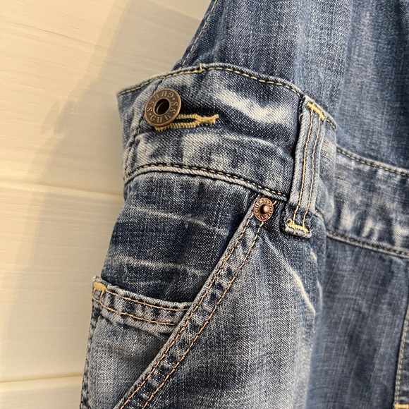 GUESS JEANS Chucky Halloween Y2K Bib Overalls - Picture 8 of 16